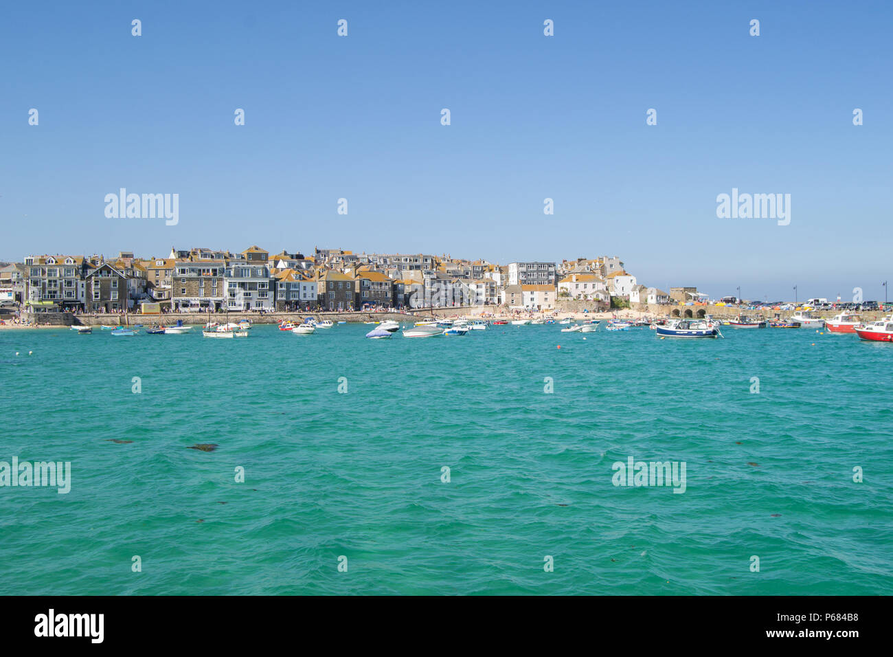 Le port de St Ives, Cornwall, UK Banque D'Images