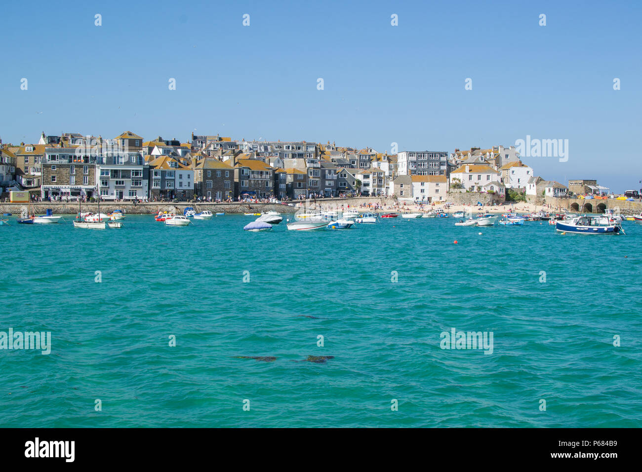 Le port de St Ives, Cornwall, UK Banque D'Images