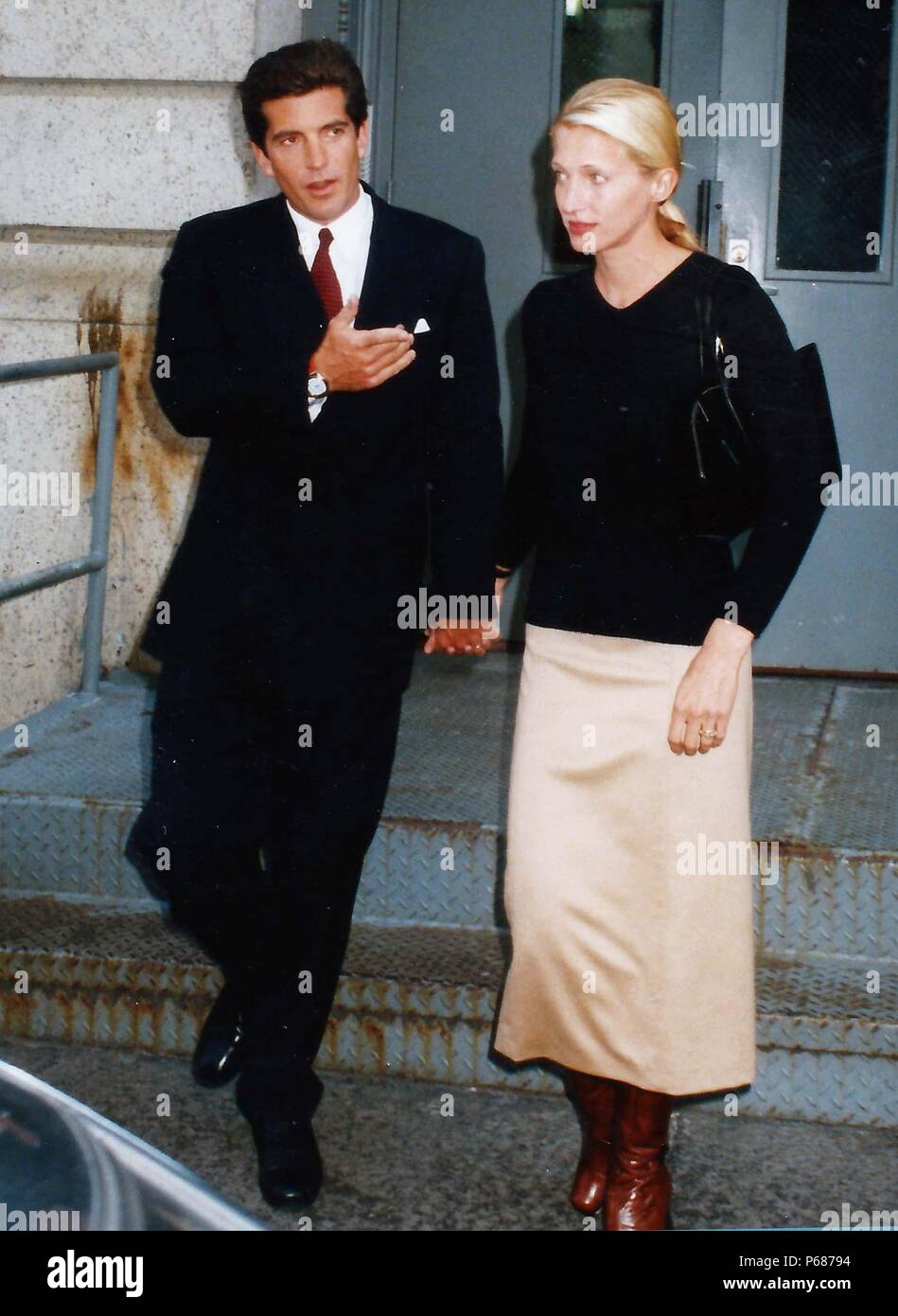 John Kennedy & femme Carolyn Bessette 1996 Photo de John Barrett-PHOTOlink.net MediaPunch / Banque D'Images