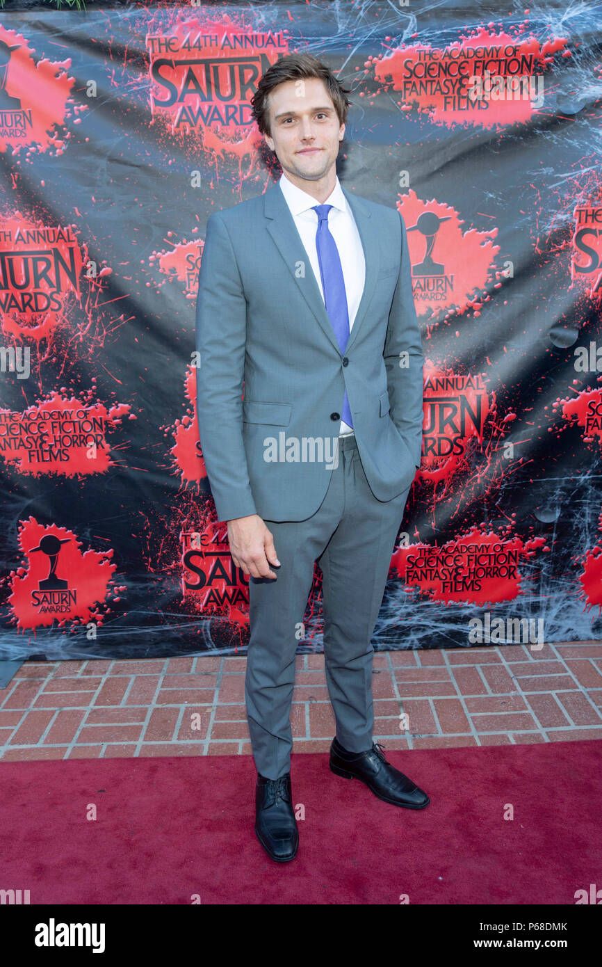 Burbank, Californie, USA. 27 Jun, 2018. Hartley Sawyer assiste à la 44e conférence annuelle des Récompenses de Saturne à Castaway, Burbank, Californie, le 27 juin 2018 Crédit : Eugene pouvoirs/Alamy Live News Banque D'Images