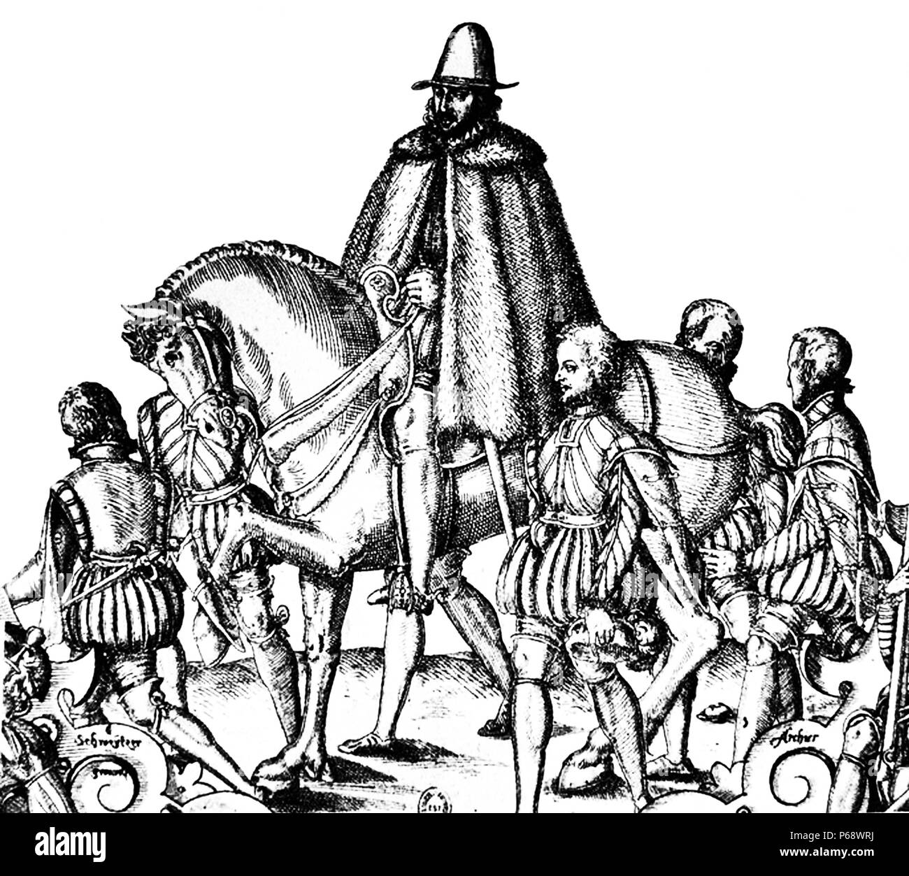 Henri III (19 septembre 1551 - 2 août 1589). monarque de la maison de Valois élu le roi de la Pologne-lituanie à partir de 1573 à 1575 et a jugé que le roi de France de 1574 jusqu'à sa mort. Banque D'Images