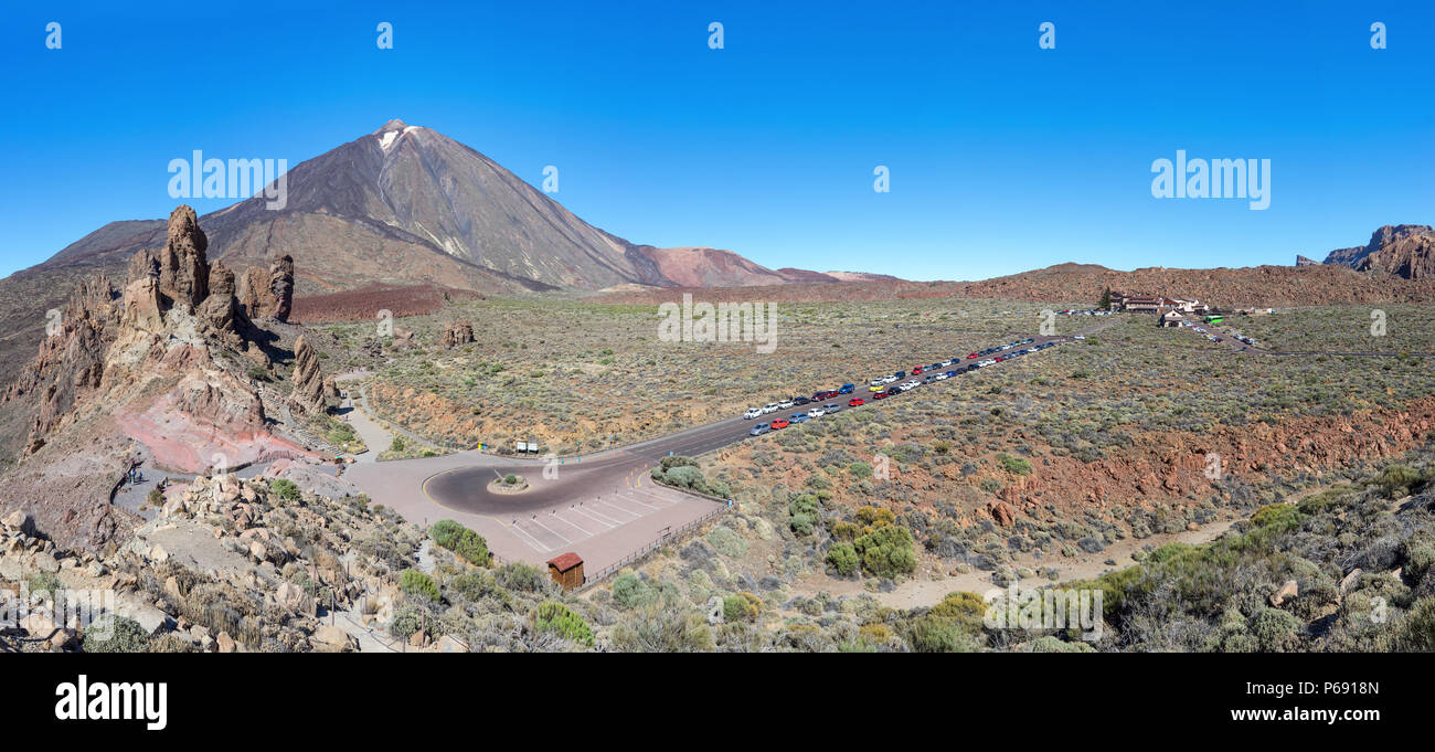 Parc national de Tenerife à la Roques de Garcia Banque D'Images