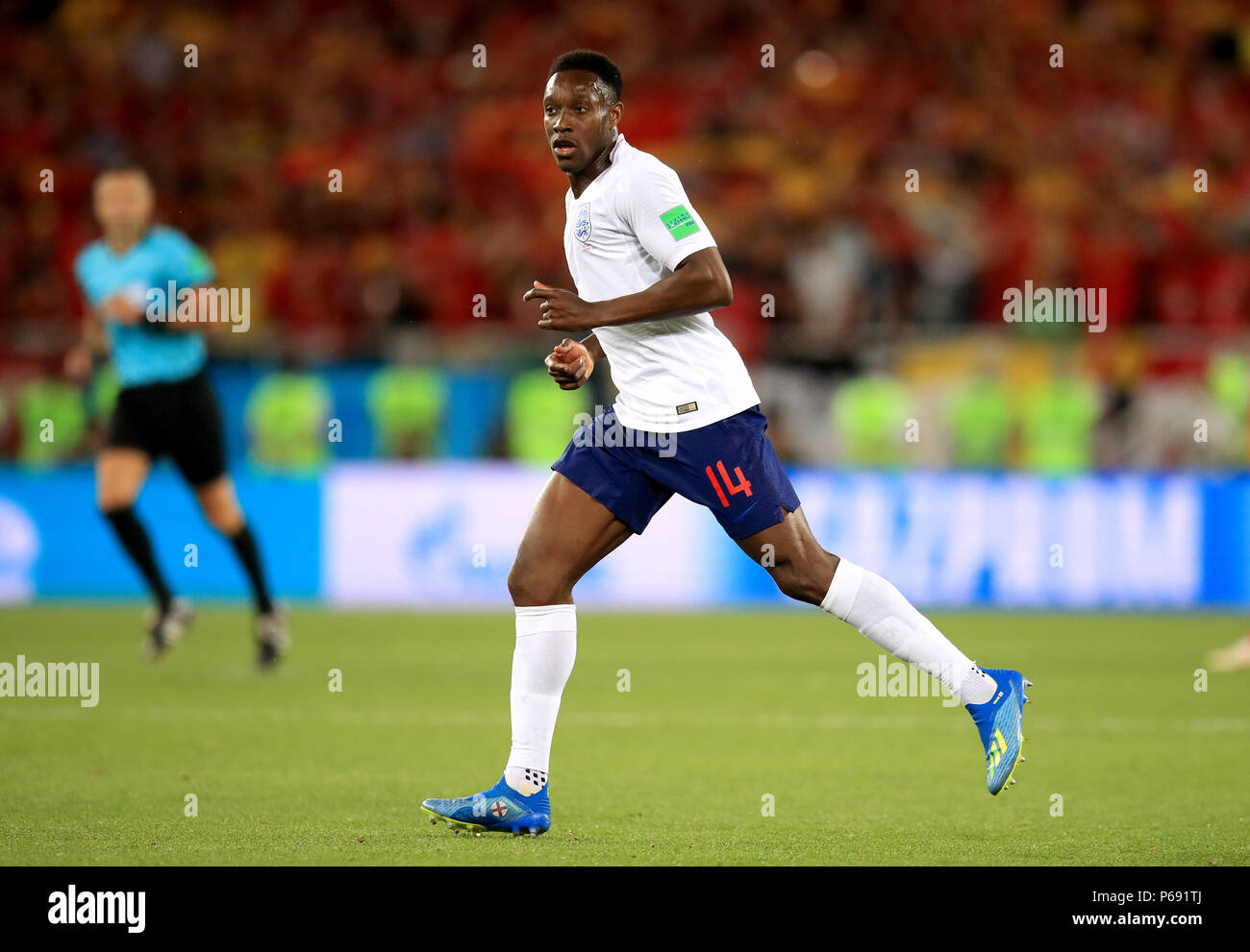 Danny Welbeck d'Angleterre lors du match G de la coupe du monde de la FIFA au stade de Kaliningrad. APPUYEZ SUR ASSOCIATION photo. Date de la photo: Jeudi 28 juin 2018. Voir l'histoire de PA WORLDCUP Angleterre. Le crédit photo devrait se lire comme suit : Adam Davy/PA Wire. Banque D'Images