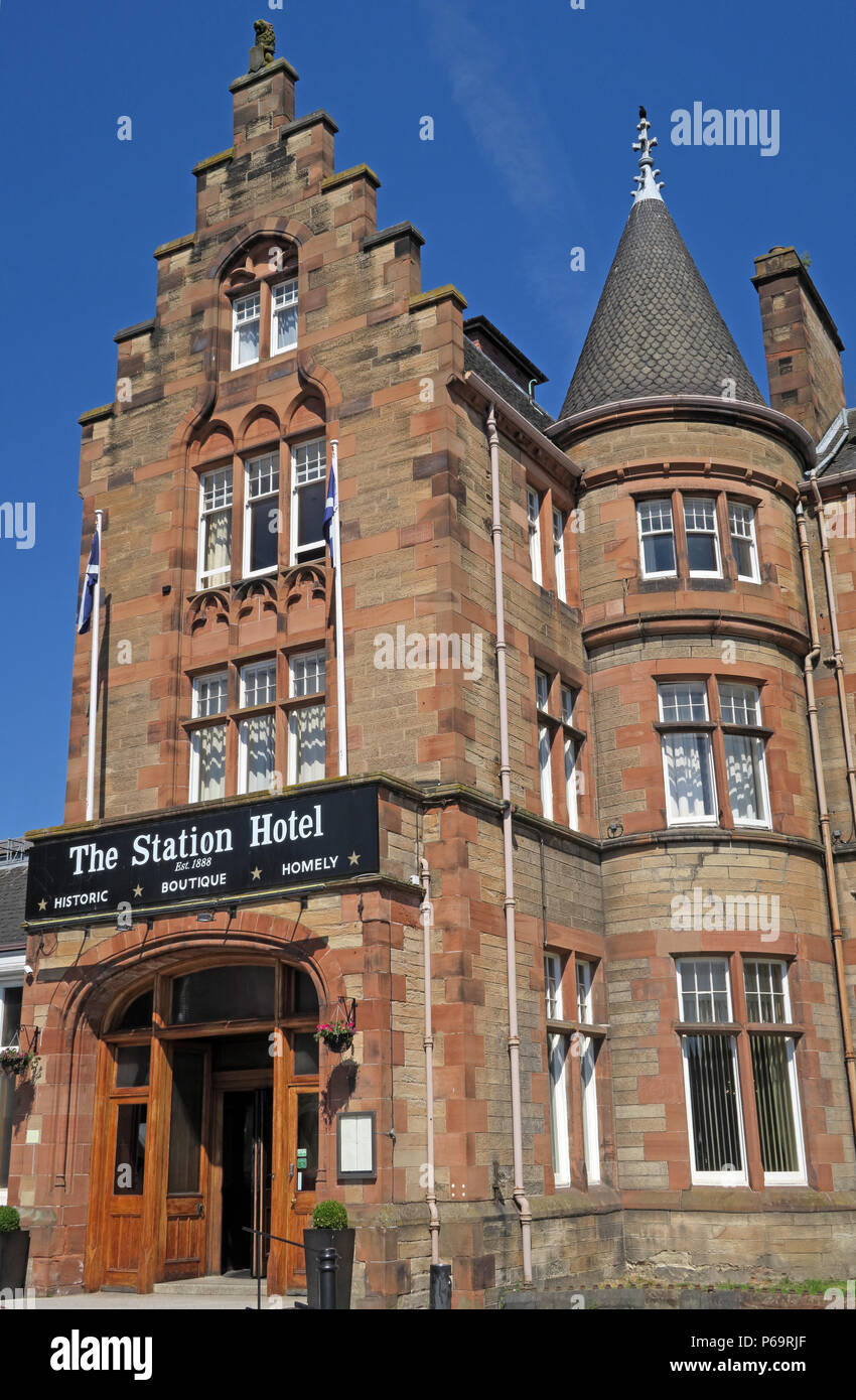Station Hotel, St Leonard 1, Perth, Écosse, Royaume-Uni, PH2 8HE Banque D'Images