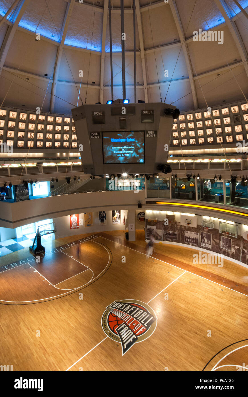 Naismith Memorial Basketball Hall of Fame, Springfield, comté de Hampden,  Massachusetts, USA Photo Stock - Alamy