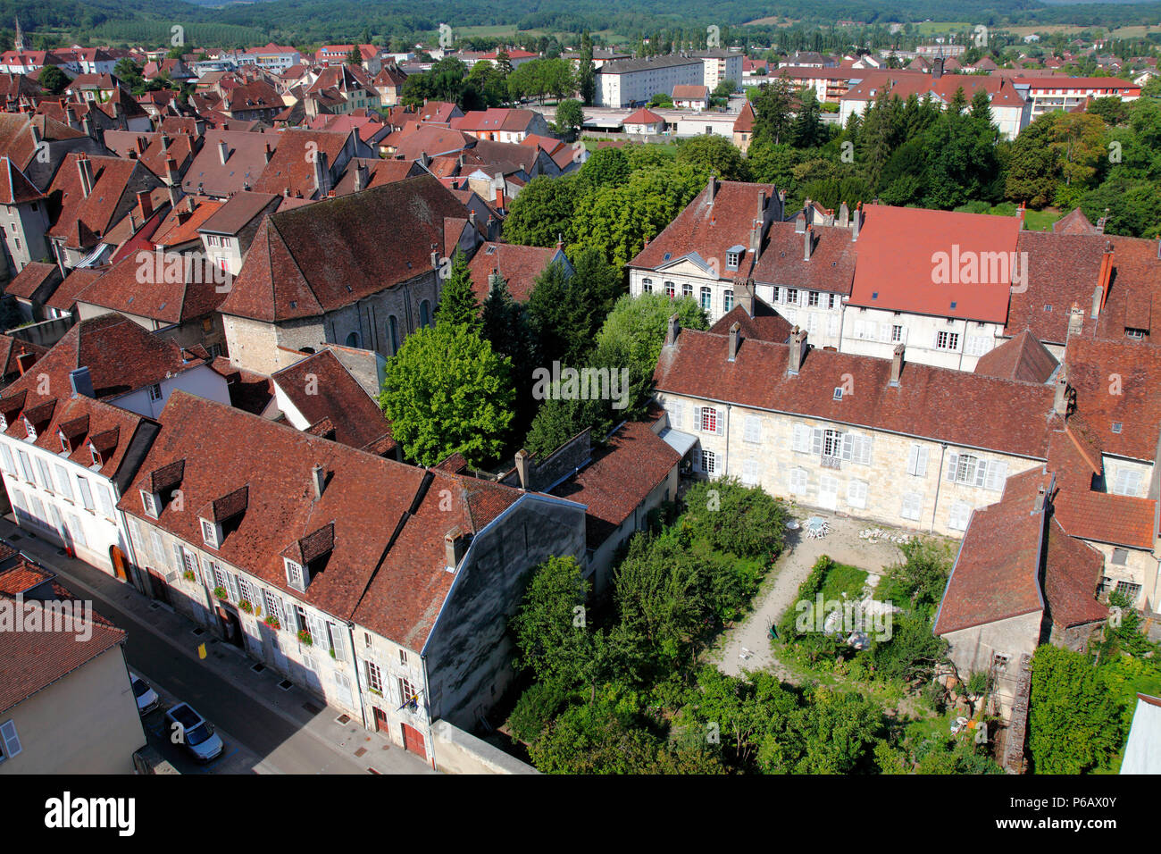 France, Franche Comte, département du Jura (39), vaux-sur-Poligny Banque D'Images