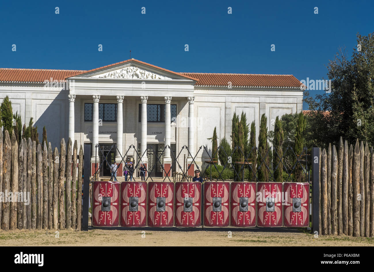 Villa Gallo Romaine Puy Du Fou En France, en Vendée, les Epesses, Puy-du-Fou, La Villa Gallo-Romaine hotel  Photo Stock - Alamy