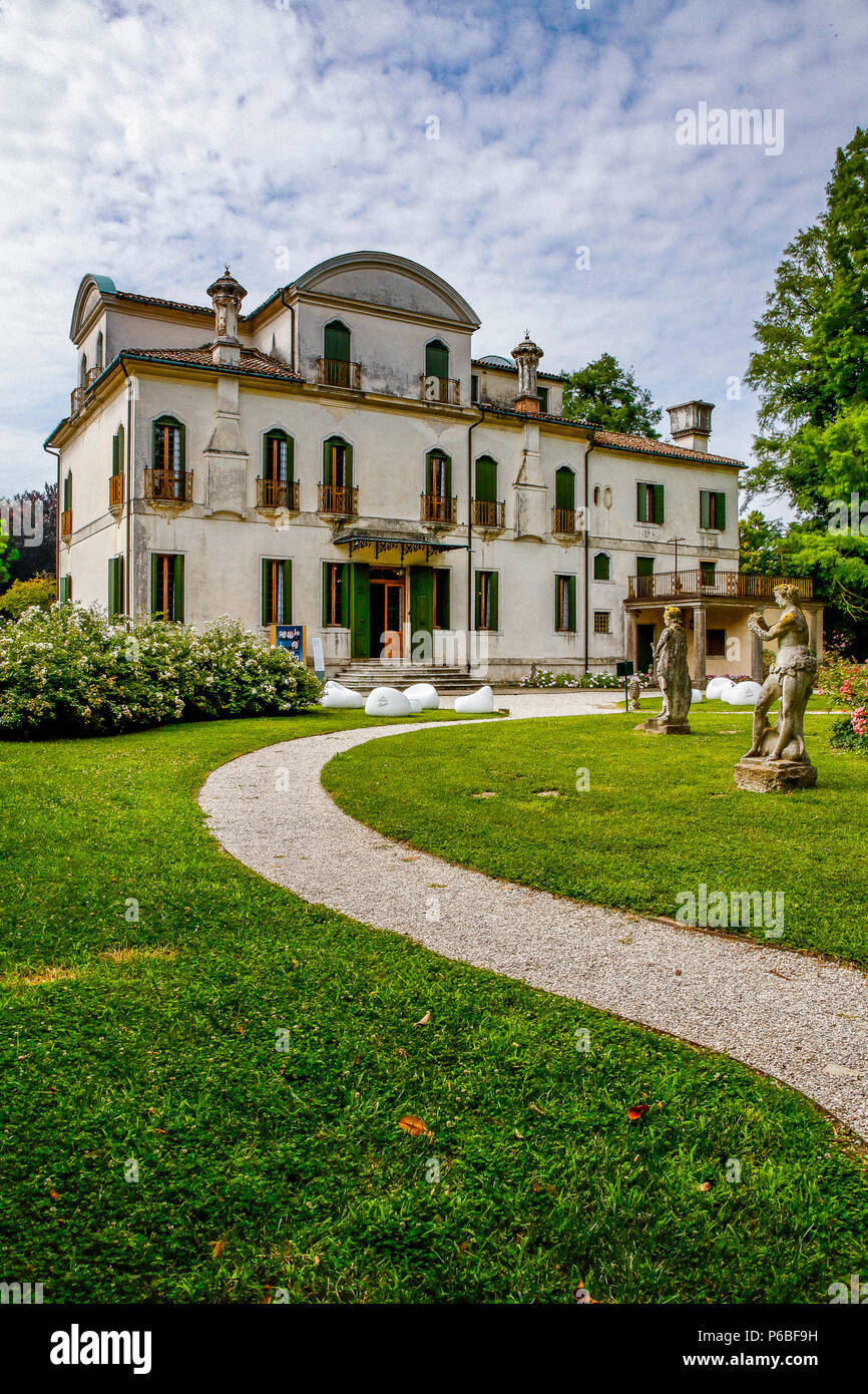 Italie Vénétie Riviera del Brenta Mira vue depuis le parc Banque D'Images