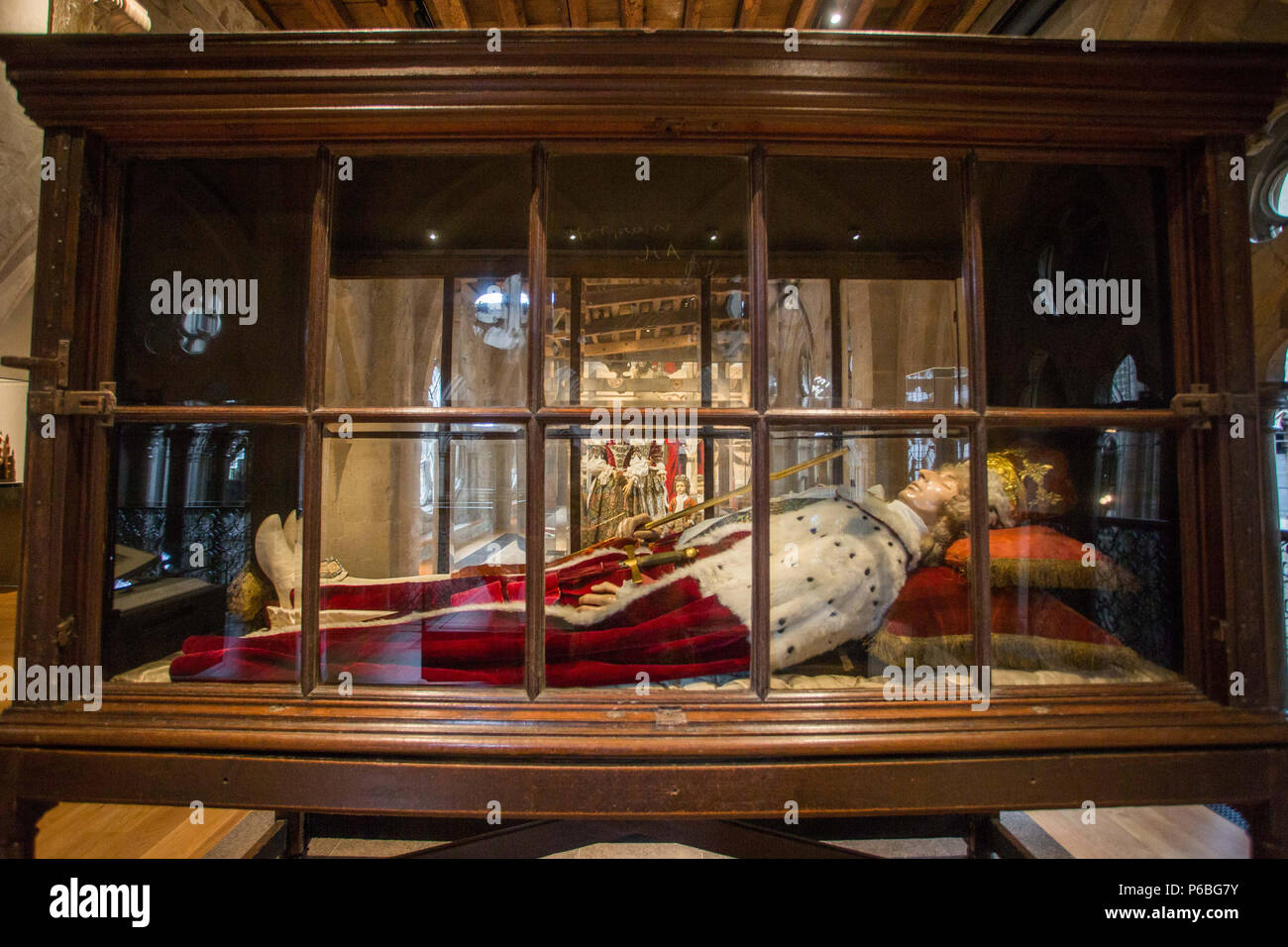 Les galeries du Jubilé de diamant de la Reine, un nouveau musée à l'abbaye de Westminster. Situé dans la cité médiévale, triforium cachés de la vue pour plus de 700 ans, les galeries racontent l'histoire de l'abbaye, 1 000 ans d'histoire. Le musée est accessible depuis la nouvelle tour de Weston, le premier ajout à l'abbaye depuis 1745, conçu par Ptolémée, Doyen de l'abbaye au 19ème arpenteur du tissu. Avec : Atmosphère, voir Où : London, England, United Kingdom Quand : 29 mai 2018 Credit : Wheatley/WENN Banque D'Images