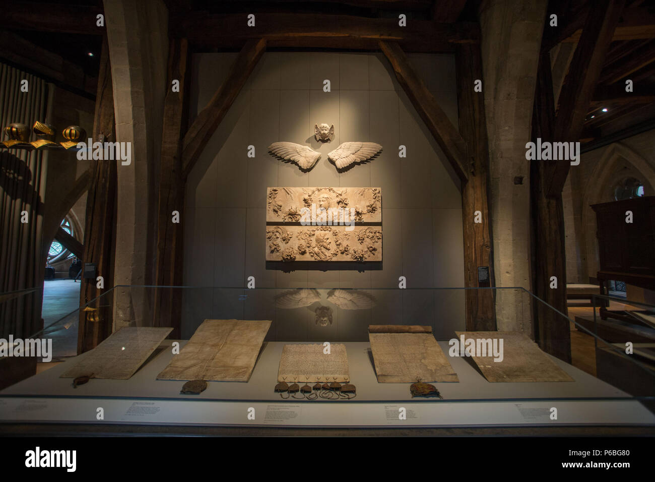 Les galeries du Jubilé de diamant de la Reine, un nouveau musée à l'abbaye de Westminster. Situé dans la cité médiévale, triforium cachés de la vue pour plus de 700 ans, les galeries racontent l'histoire de l'abbaye, 1 000 ans d'histoire. Le musée est accessible depuis la nouvelle tour de Weston, le premier ajout à l'abbaye depuis 1745, conçu par Ptolémée, Doyen de l'abbaye au 19ème arpenteur du tissu. Avec : Atmosphère, voir Où : London, England, United Kingdom Quand : 29 mai 2018 Credit : Wheatley/WENN Banque D'Images
