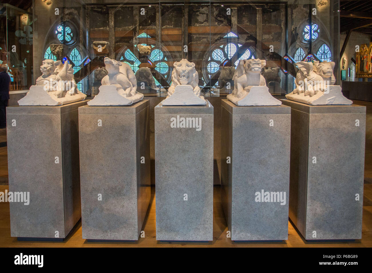 Les galeries du Jubilé de diamant de la Reine, un nouveau musée à l'abbaye de Westminster. Situé dans la cité médiévale, triforium cachés de la vue pour plus de 700 ans, les galeries racontent l'histoire de l'abbaye, 1 000 ans d'histoire. Le musée est accessible depuis la nouvelle tour de Weston, le premier ajout à l'abbaye depuis 1745, conçu par Ptolémée, Doyen de l'abbaye au 19ème arpenteur du tissu. Avec : Atmosphère, voir Où : London, England, United Kingdom Quand : 29 mai 2018 Credit : Wheatley/WENN Banque D'Images