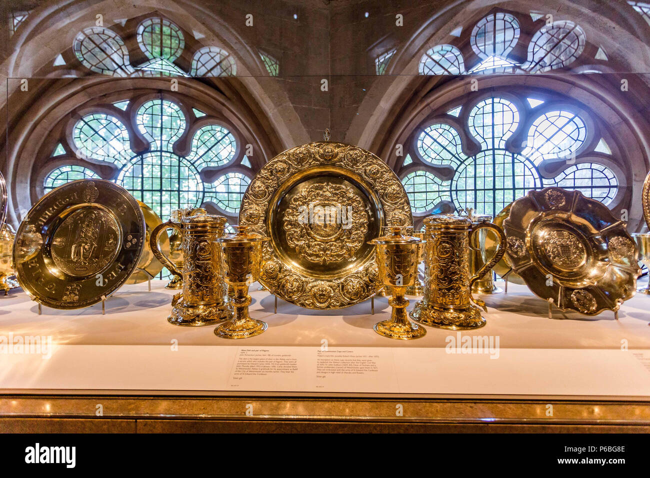 Les galeries du Jubilé de diamant de la Reine, un nouveau musée à l'abbaye de Westminster. Situé dans la cité médiévale, triforium cachés de la vue pour plus de 700 ans, les galeries racontent l'histoire de l'abbaye, 1 000 ans d'histoire. Le musée est accessible depuis la nouvelle tour de Weston, le premier ajout à l'abbaye depuis 1745, conçu par Ptolémée, Doyen de l'abbaye au 19ème arpenteur du tissu. Avec : Atmosphère, voir Où : London, England, United Kingdom Quand : 29 mai 2018 Credit : Wheatley/WENN Banque D'Images