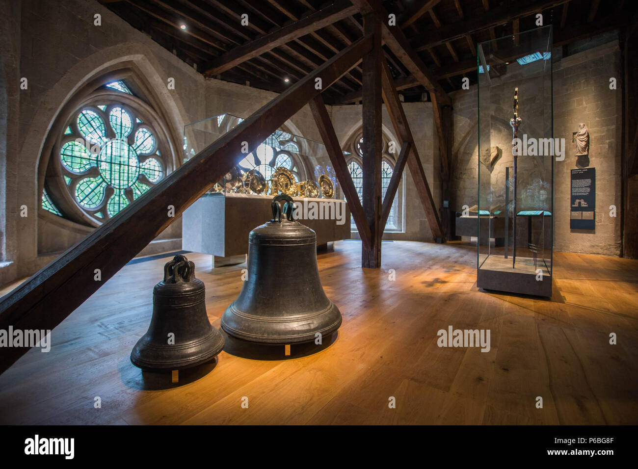 Les galeries du Jubilé de diamant de la Reine, un nouveau musée à l'abbaye de Westminster. Situé dans la cité médiévale, triforium cachés de la vue pour plus de 700 ans, les galeries racontent l'histoire de l'abbaye, 1 000 ans d'histoire. Le musée est accessible depuis la nouvelle tour de Weston, le premier ajout à l'abbaye depuis 1745, conçu par Ptolémée, Doyen de l'abbaye au 19ème arpenteur du tissu. Avec : Atmosphère, voir Où : London, England, United Kingdom Quand : 29 mai 2018 Credit : Wheatley/WENN Banque D'Images
