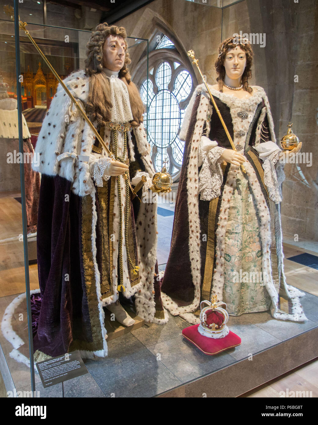 Les galeries du Jubilé de diamant de la Reine, un nouveau musée à l'abbaye de Westminster. Situé dans la cité médiévale, triforium cachés de la vue pour plus de 700 ans, les galeries racontent l'histoire de l'abbaye, 1 000 ans d'histoire. Le musée est accessible depuis la nouvelle tour de Weston, le premier ajout à l'abbaye depuis 1745, conçu par Ptolémée, Doyen de l'abbaye au 19ème arpenteur du tissu. Avec : Atmosphère, voir Où : London, England, United Kingdom Quand : 29 mai 2018 Credit : Wheatley/WENN Banque D'Images