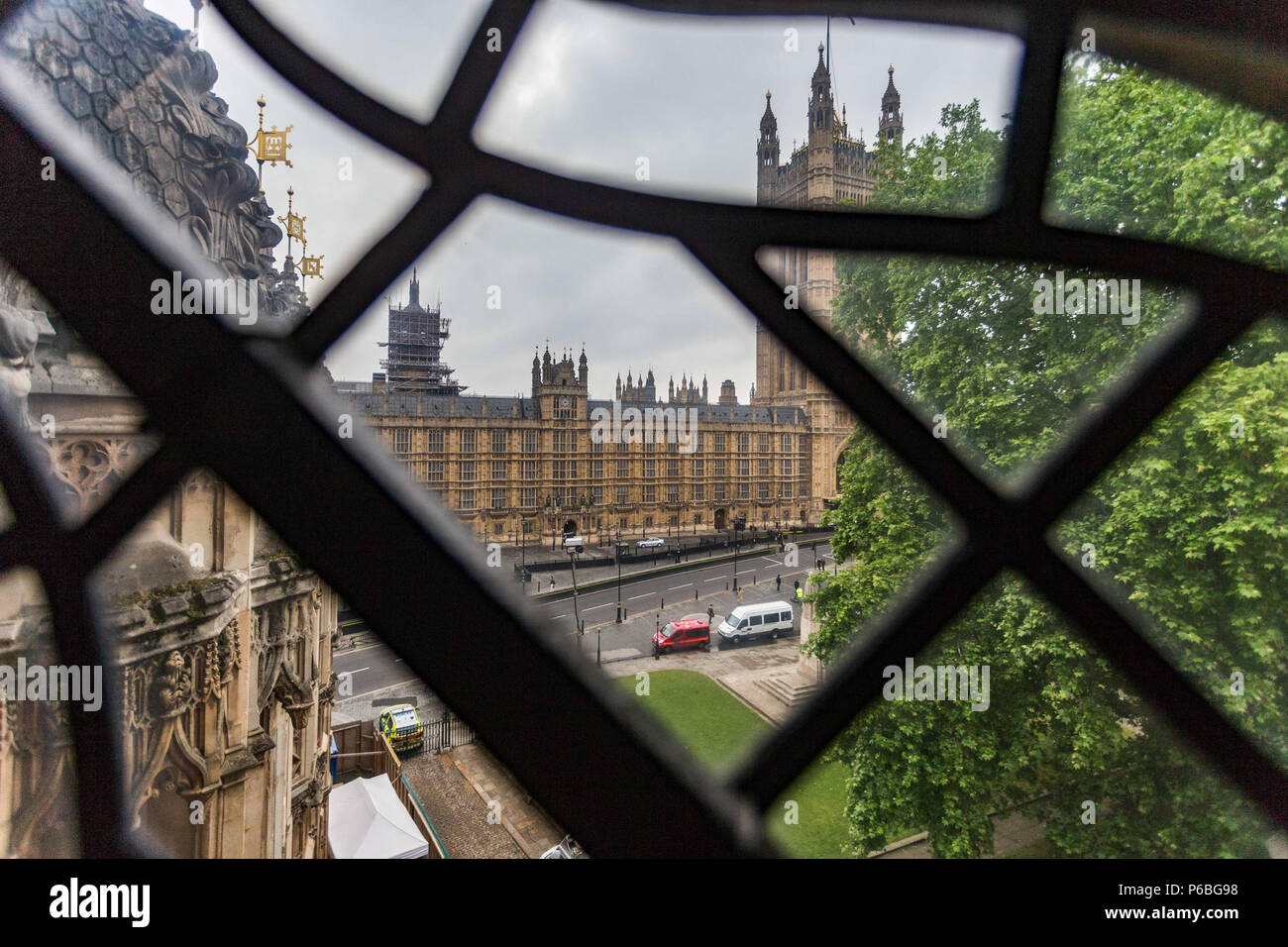 Les galeries du Jubilé de diamant de la Reine, un nouveau musée à l'abbaye de Westminster. Situé dans la cité médiévale, triforium cachés de la vue pour plus de 700 ans, les galeries racontent l'histoire de l'abbaye, 1 000 ans d'histoire. Le musée est accessible depuis la nouvelle tour de Weston, le premier ajout à l'abbaye depuis 1745, conçu par Ptolémée, Doyen de l'abbaye au 19ème arpenteur du tissu. Avec : Atmosphère, voir Où : London, England, United Kingdom Quand : 29 mai 2018 Credit : Wheatley/WENN Banque D'Images