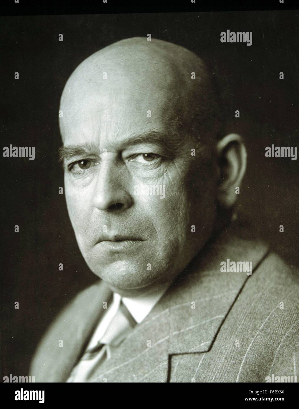 , OSWALD SPENGLER. Forgotten ALEMAN. 1880 - 1936 REPRODUCCION FOTO. Banque D'Images