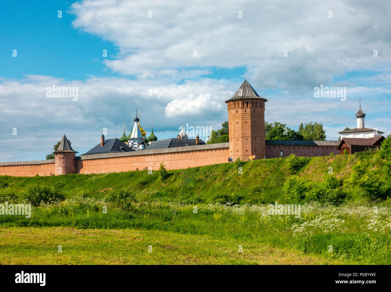 Vue sur le monastère de Spaso-Evfimiev à Suzdal, Russie Banque D'Images