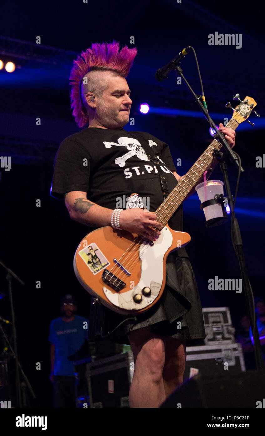 Segrate (MI), le 28 juin. NOFX effectue @ Circolo Magnolia. Punk au festival Drublic © Davide Merli / Alamy Live News Banque D'Images