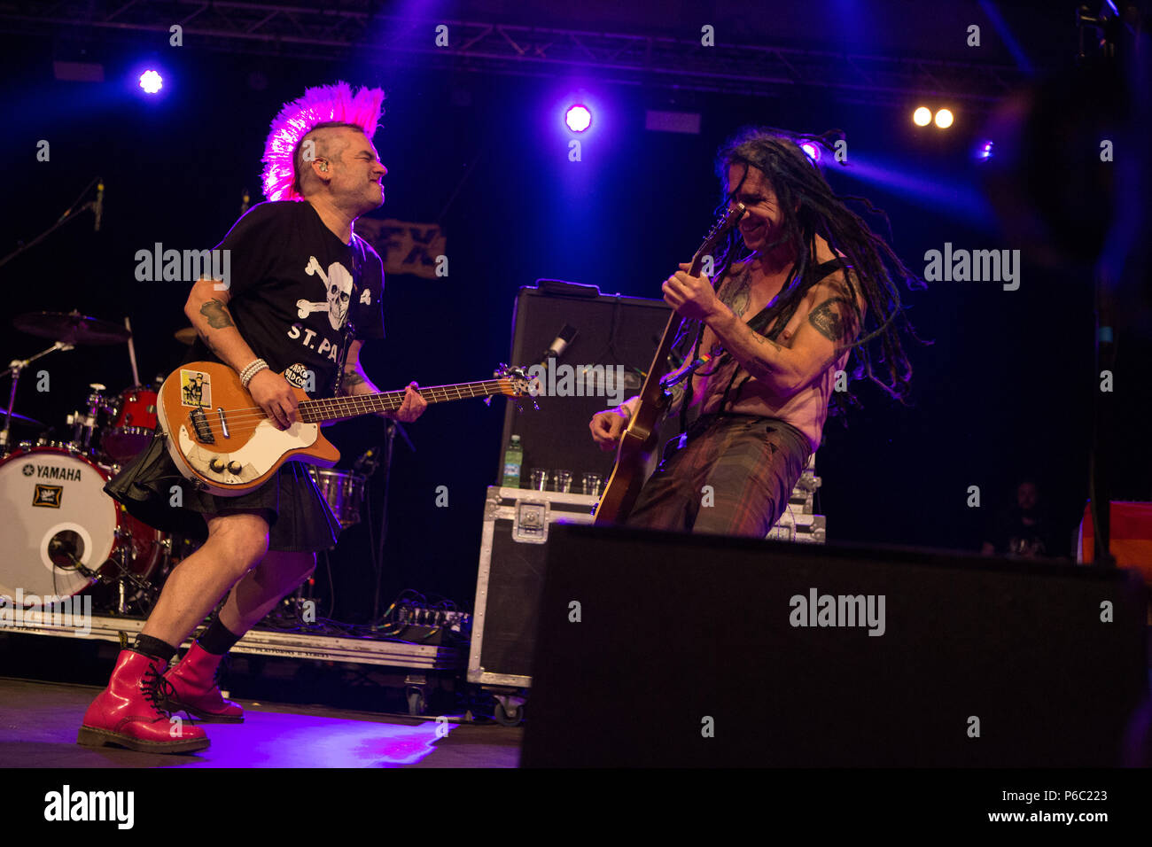 Segrate (MI), le 28 juin. NOFX effectue @ Circolo Magnolia. Punk au festival Drublic © Davide Merli / Alamy Live News Banque D'Images