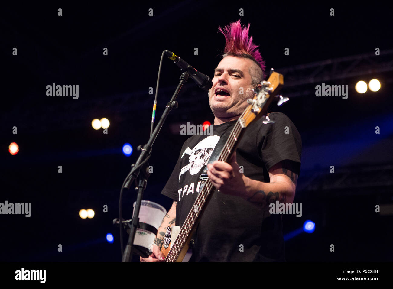 Segrate (MI), le 28 juin. NOFX effectue @ Circolo Magnolia. Punk au festival Drublic © Davide Merli / Alamy Live News Banque D'Images