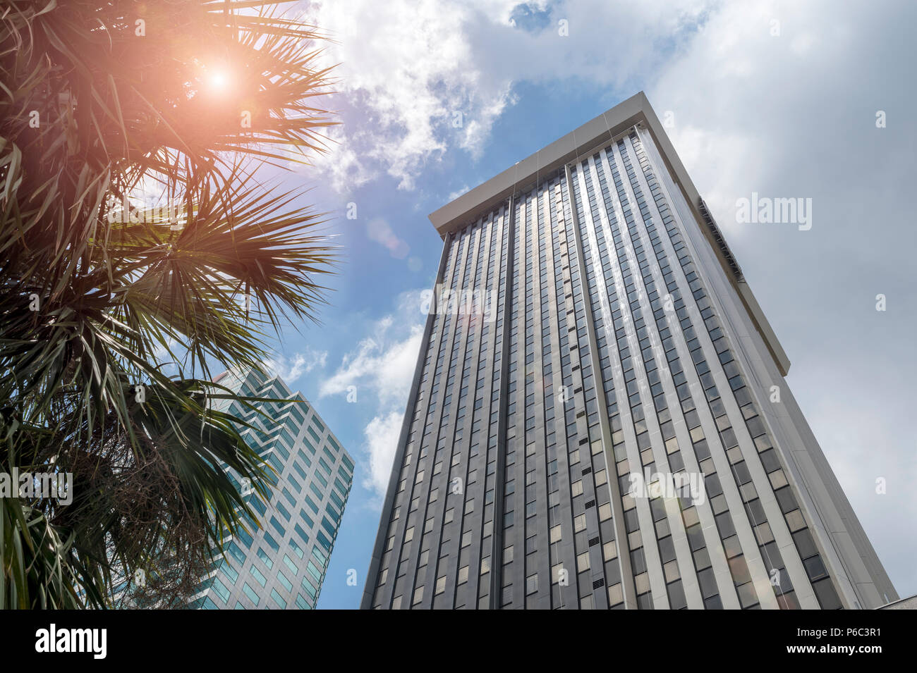 L'architecture moderne dans la ville de Tampa (Floride), Banque D'Images
