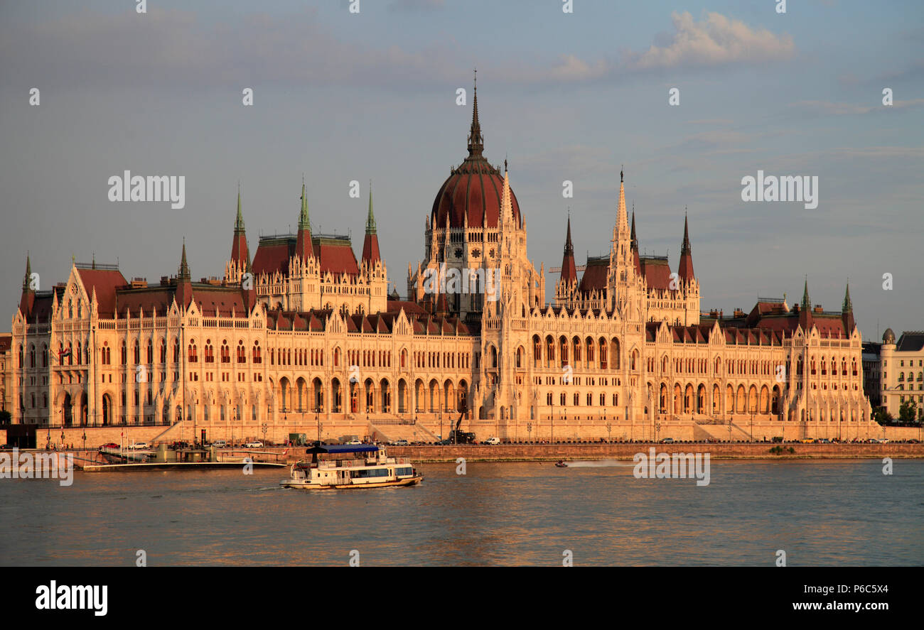 Hongrie, Budapest, le Parlement, Orsz‡‡gh z, gouvernement, Banque D'Images