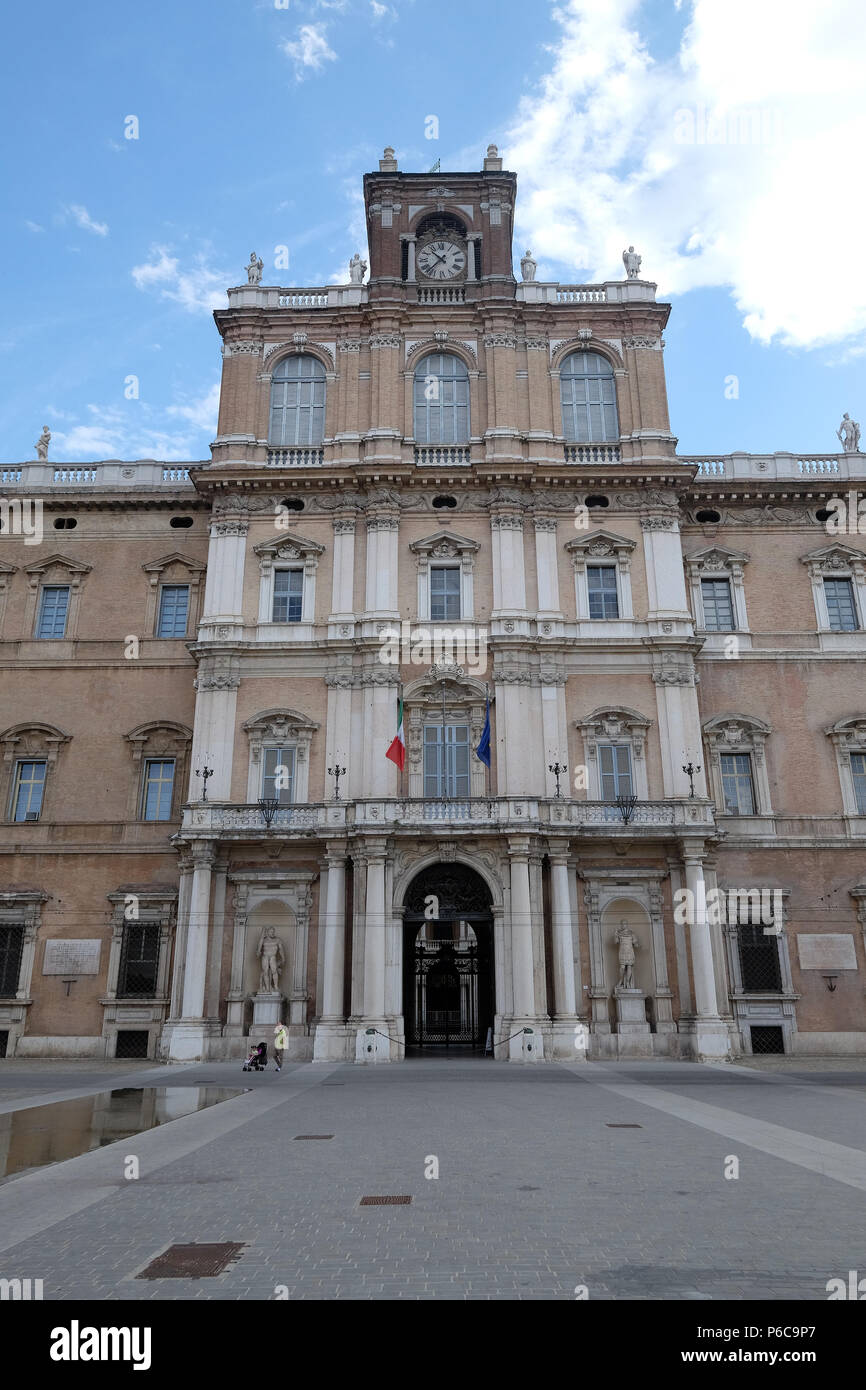 Palais Ducal maintenant l'Académie Militaire Italienne., Modena, Italie Banque D'Images