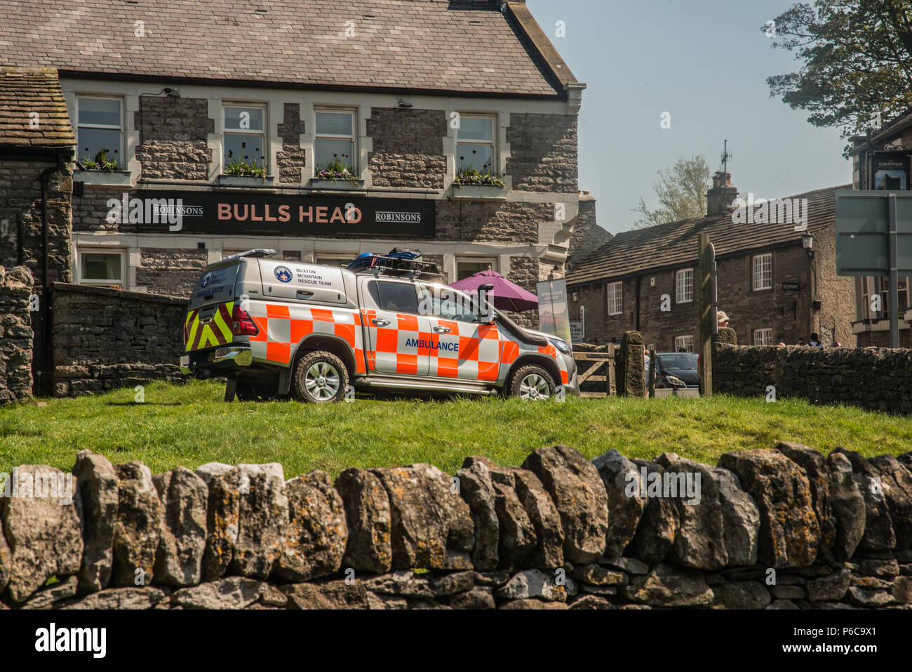 Mountain Rescue Derbnyshire Ray Boswell Banque D'Images