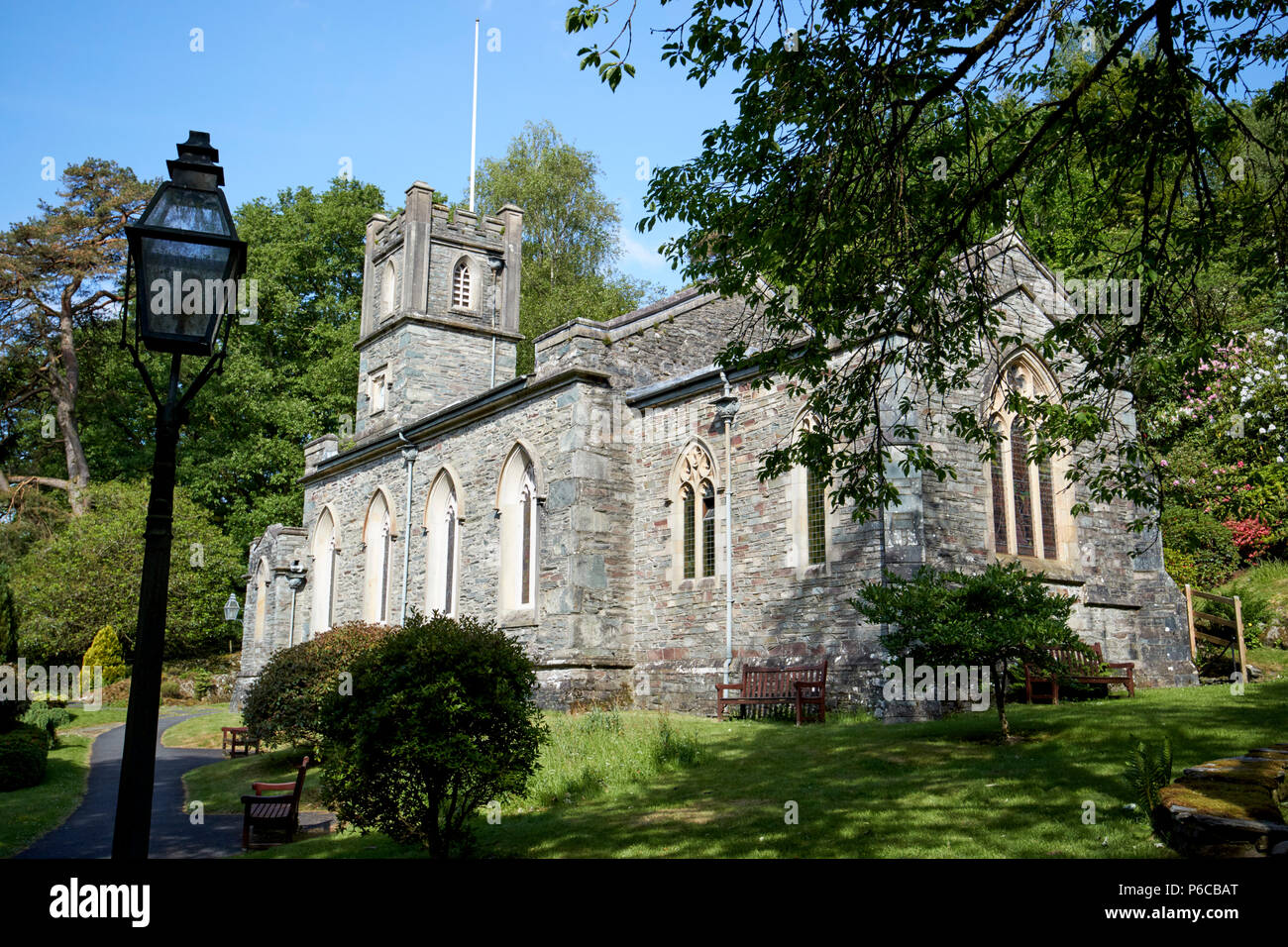 Rydal St Marys Church lake district cumbria england uk Banque D'Images