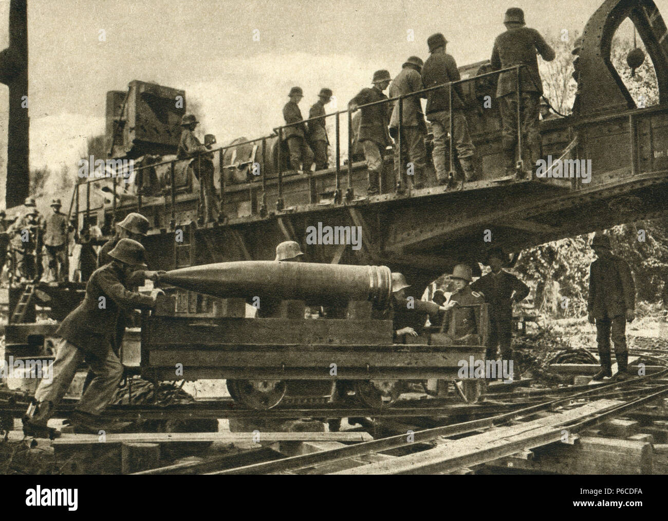 La première guerre mondiale, Paris, des armes à feu 38 cm SK L/45 Max, ww1, la première guerre mondiale, la première guerre mondiale Banque D'Images