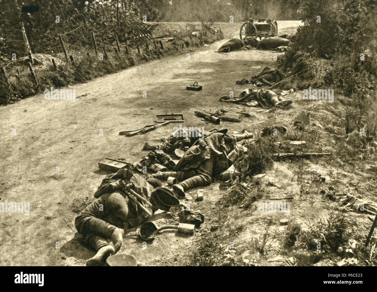 Reims, des soldats britanniques, terrain de bataille, ww1, la première guerre mondiale, la première guerre mondiale Banque D'Images