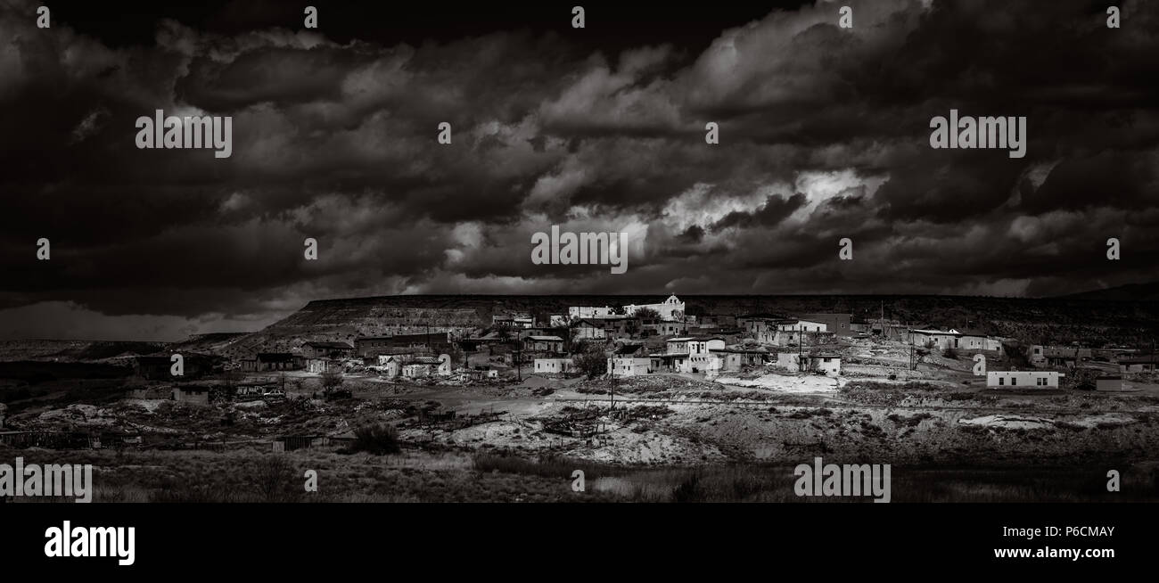 Native American - communauté indienne à New Mexico USA Banque D'Images