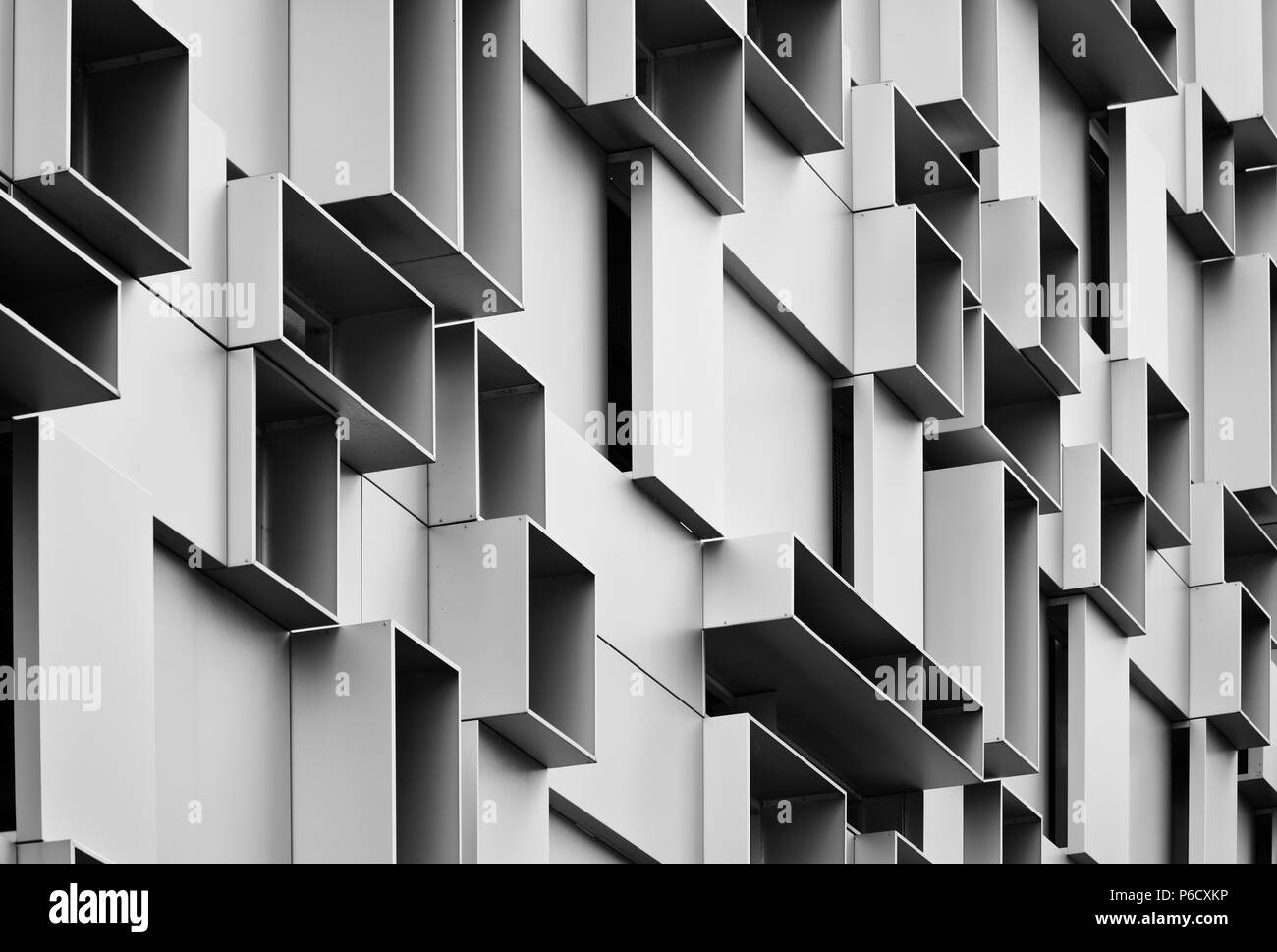 Millennium Point Parking, Birmingham, UK. Architecte : Birmingham City Council Banque D'Images