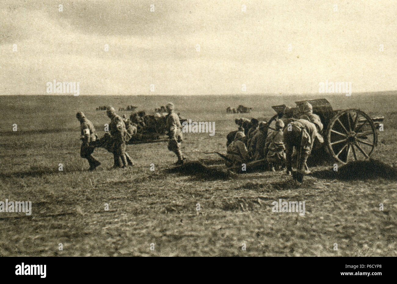 La première guerre mondiale, des soldats turcs, position de tir, ww1, la première guerre mondiale, la première guerre mondiale Banque D'Images