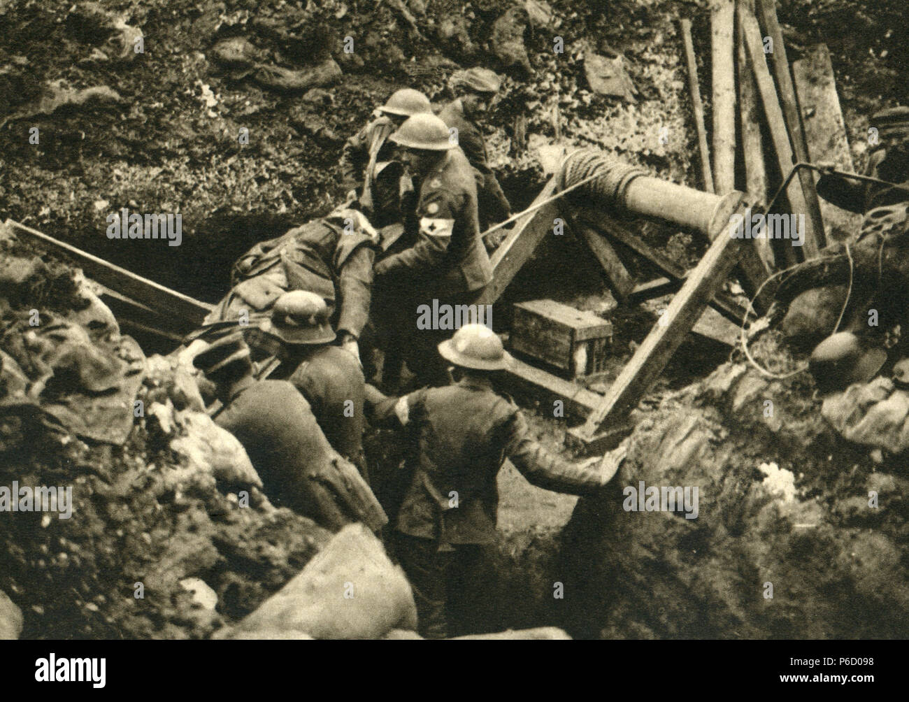 Salvage, la première guerre mondiale, des blessés, de la paramédic, ww1