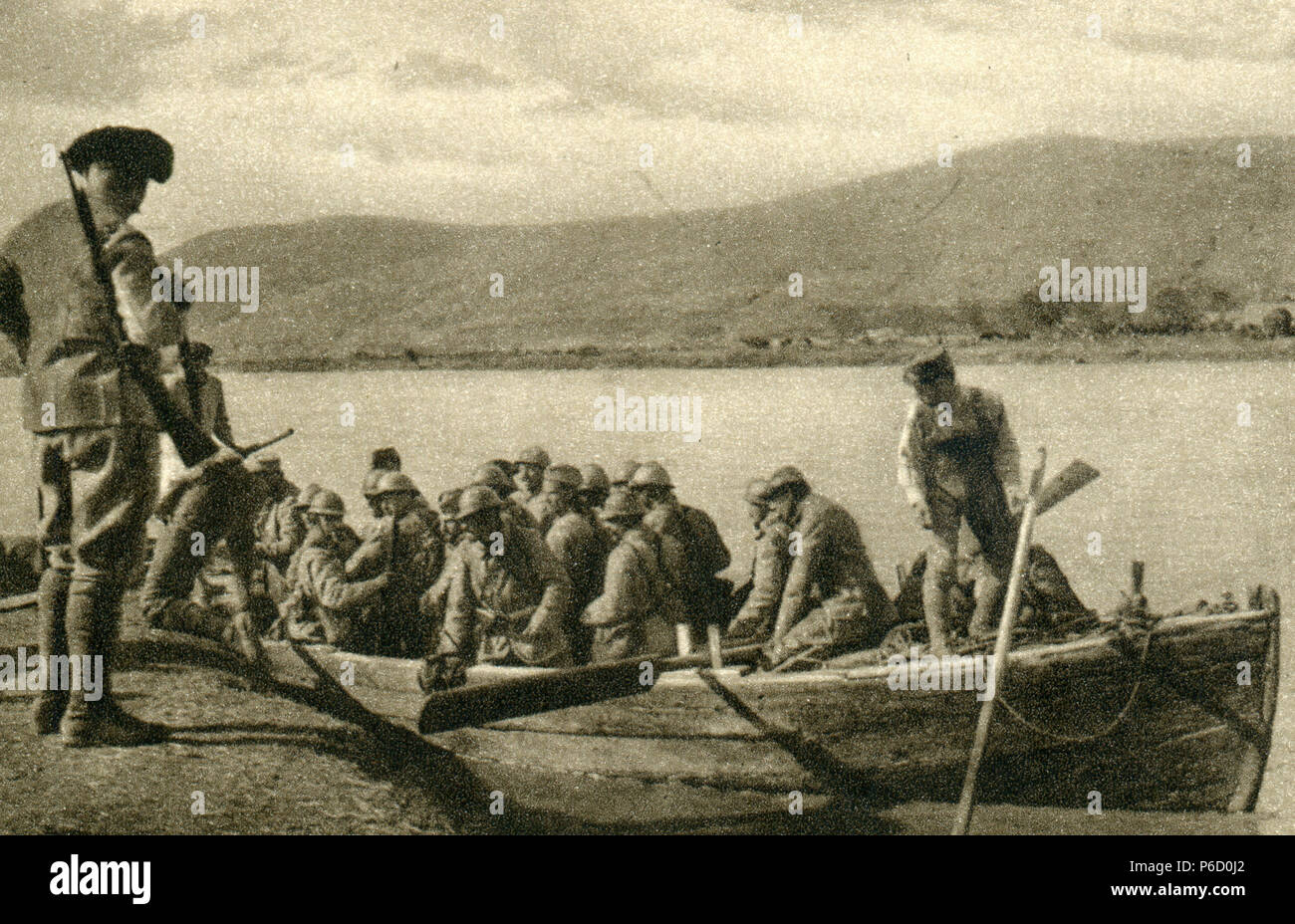 La première guerre mondiale, soldats français, Salonique, avant la première guerre mondiale, la première guerre mondiale, la première guerre mondiale Banque D'Images