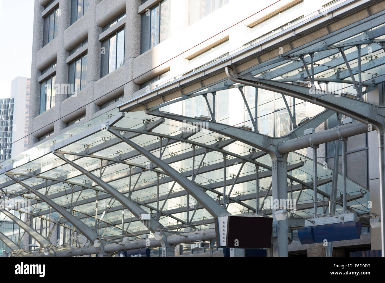 Des annonces sur la structure intégrée Banque D'Images