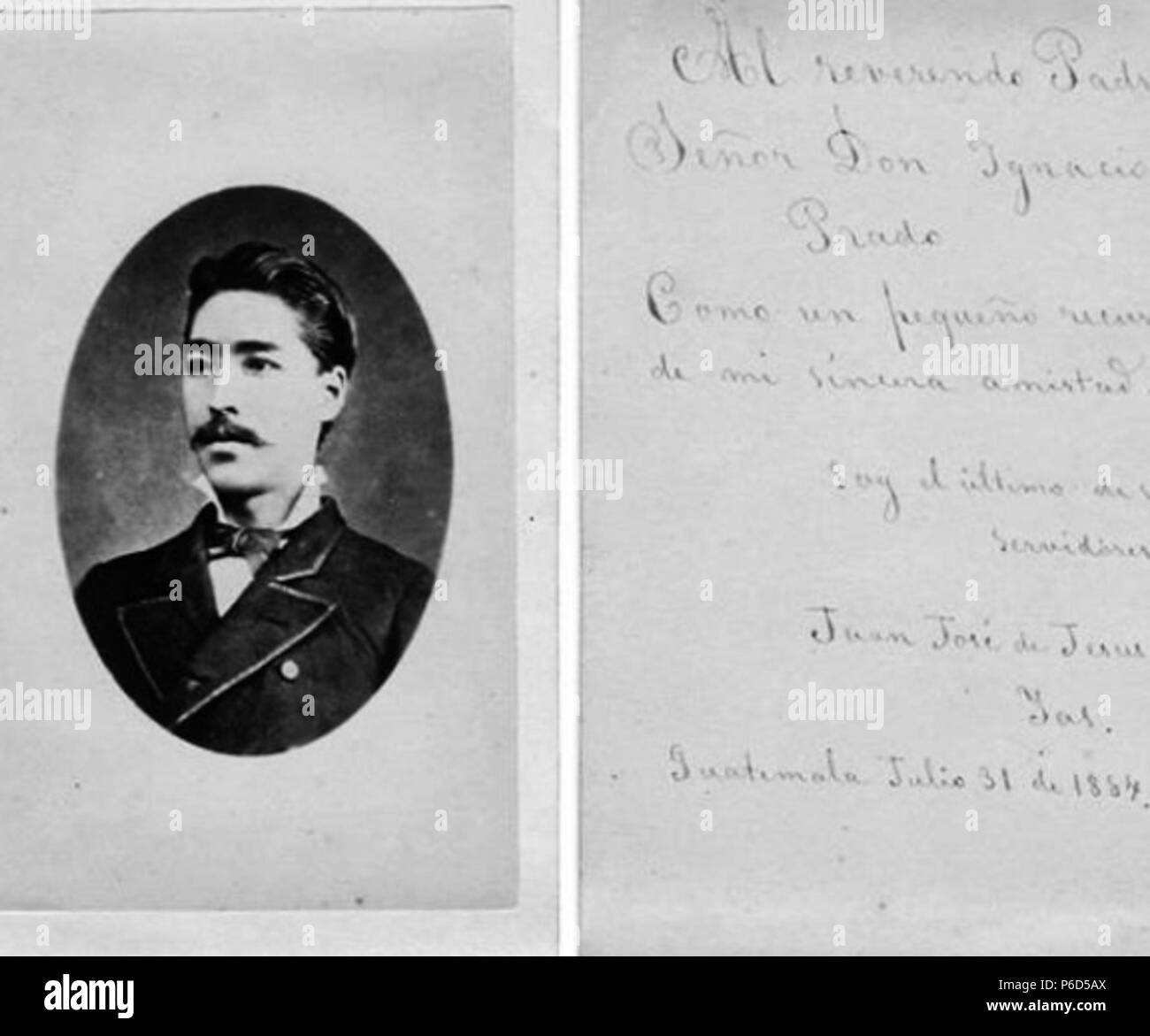 Español : Manuel de Jesús Yas, fotógrafo japonés naturalizado guatemalteco. 10 Janvier 1890 62 Manueldejesusyas2 Banque D'Images