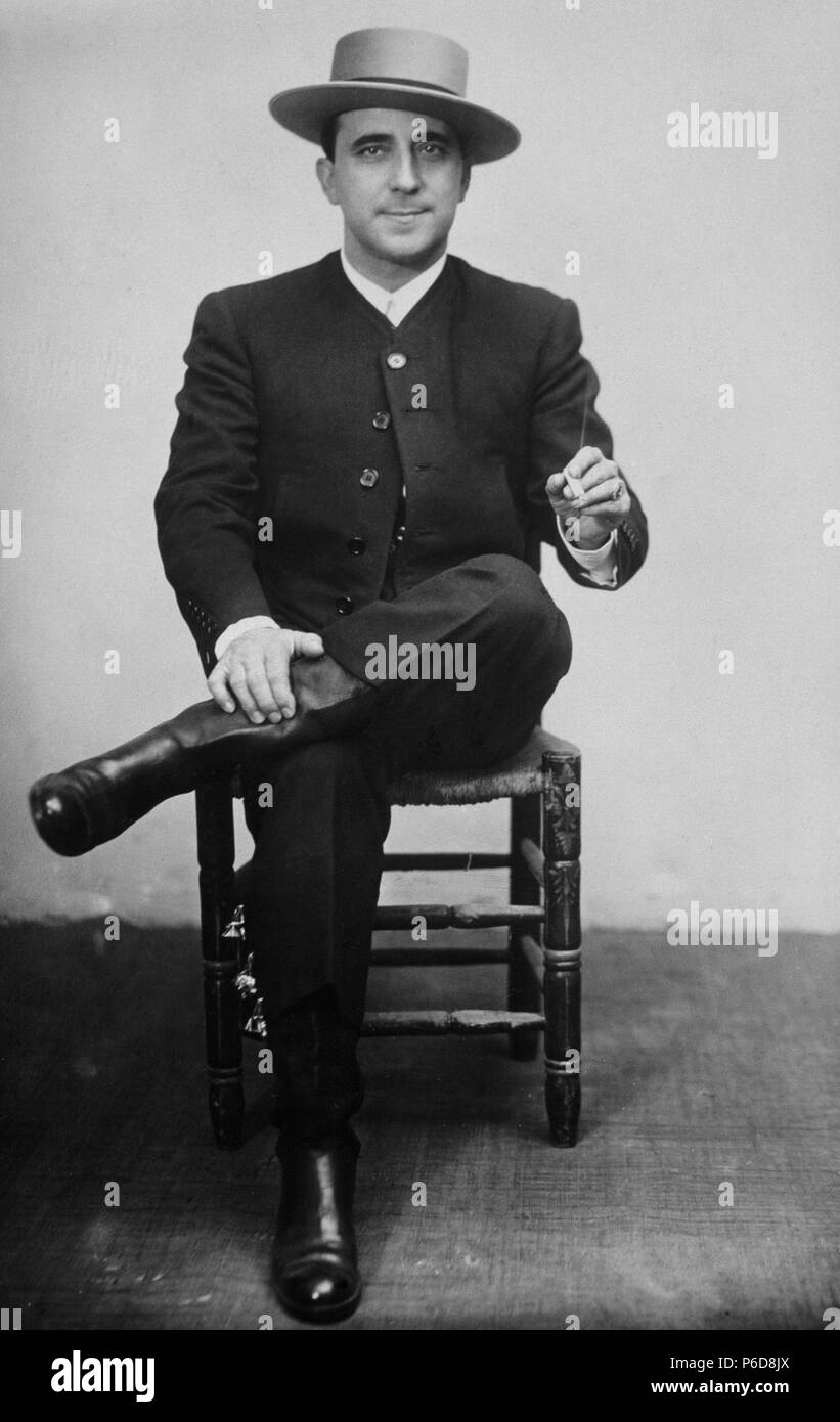 PEPE PINTO. JOSE TORRES Garzón. CANTAOR FLAMENCO ESPAÑOL. Séville 1903-1969. FOTO PROMOCIONAL. Banque D'Images