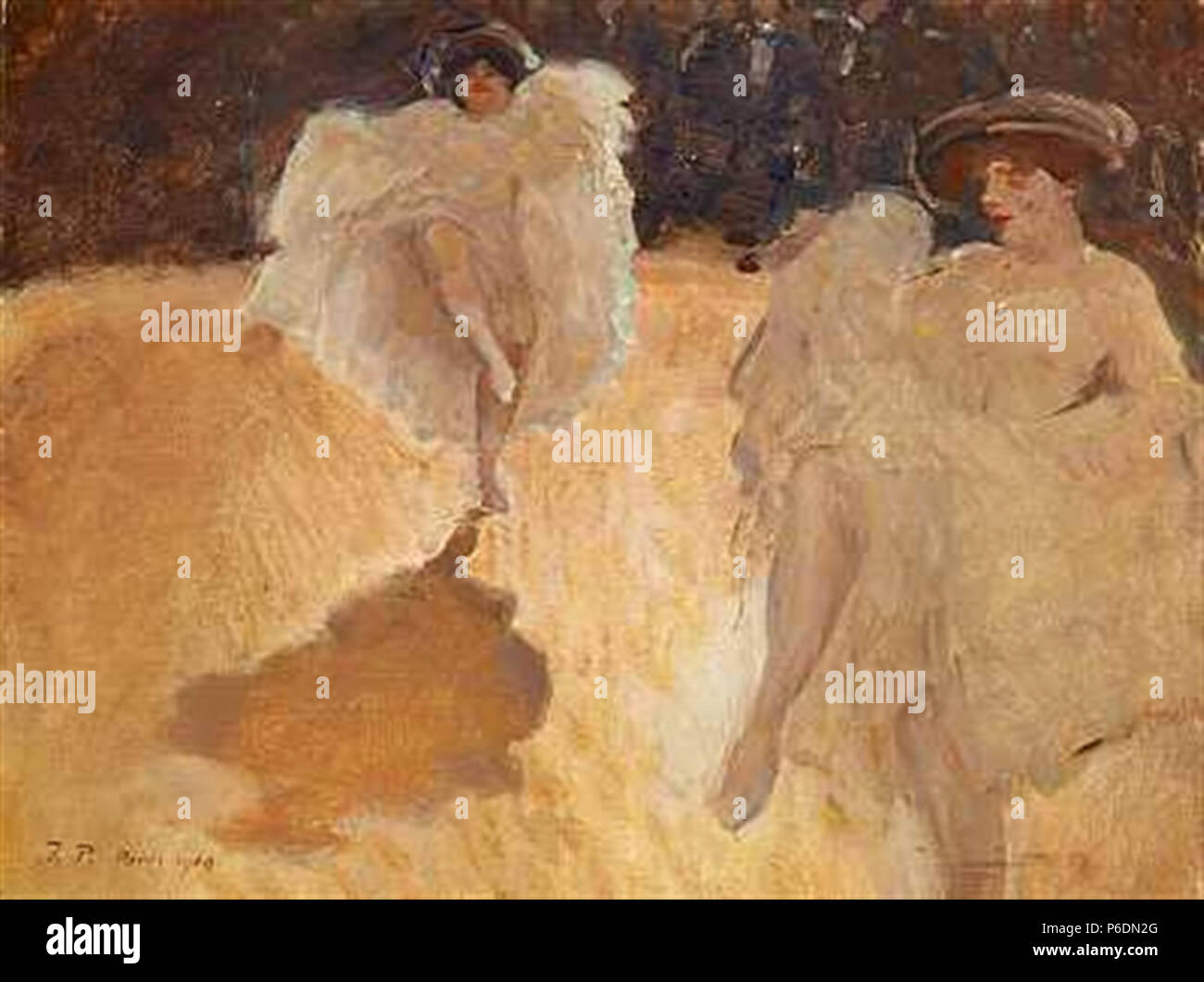 . 'Bal Tabarin'. Danseurs Cancan à Paris 1909 66 Tabarin Paulsen Banque D'Images