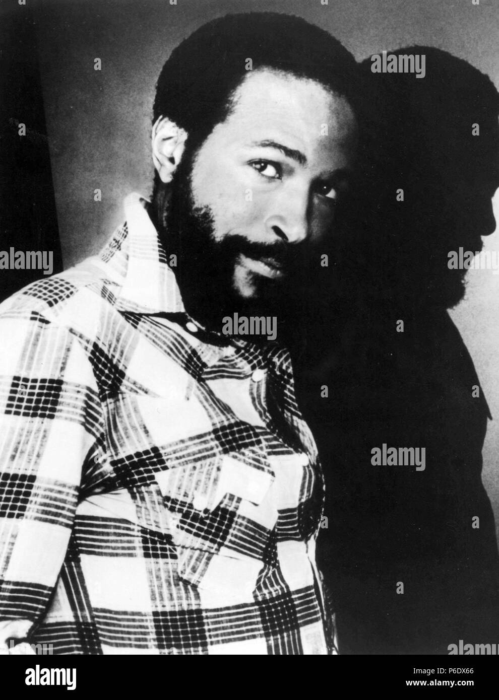 New York, États-Unis - Dossier Date inconnue c. 1970 - chanteur de soul Marvin Gaye. (Crédit Image : © Photos/ZUMAPRESS.com) globe Globe Crédit : Photos/ZUMAPRESS.com/Alamy Live News Banque D'Images