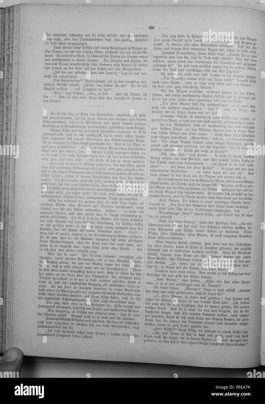 . Die Gartenlaube. Deutsch : Seite 496 aus die Gartenlaube'. Anglais : page 496 du journal Die Gartenlaube pour 1895. Image extraite (le cas échéant) : fichier:Die Gartenlaube (1895) b 496.jpg - hi res, ~2,5 MO. Deutsch : keine Bildunterschrift : Anglais pas de légende . N/A 21 Die Gartenlaube (1895) 496 Banque D'Images
