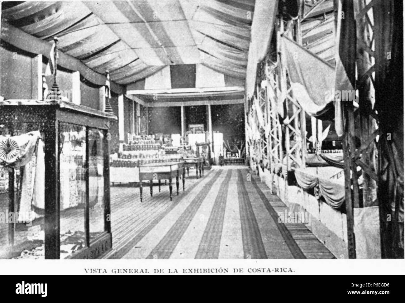 Español : Vista parcial del pabellón costarricense en la exposición Centroamericana de 1897 en Guatemala. 1897 49 FullSizeRender (3) Banque D'Images