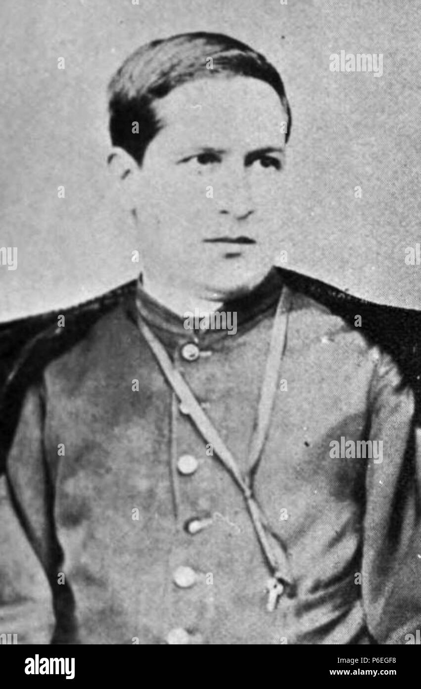 Español : Sacerdote Ignacio Prado, fundador del Colegio de Infantes. 1897 70 Prado1897 Banque D'Images