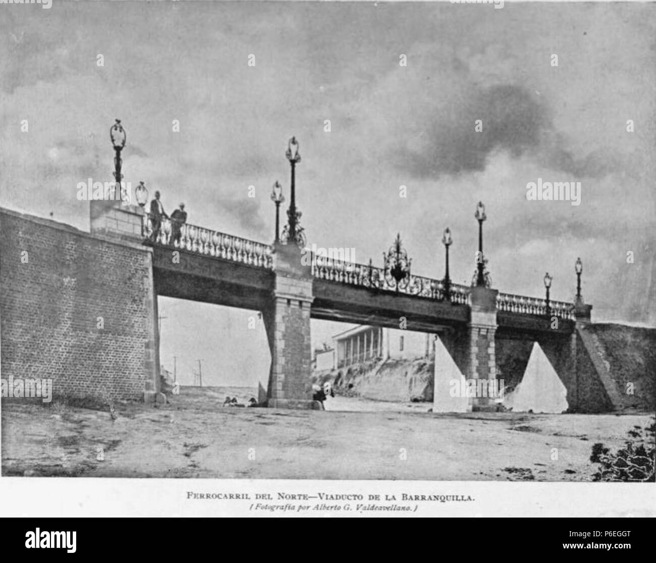 Español : Puente de la Barranquila en 1896. 1896 70 Puentebarranquilla1896 Banque D'Images Español : Puente de la Barranquila en 1896. 1896 70 Puentebarranquilla1896 Banque D'Images