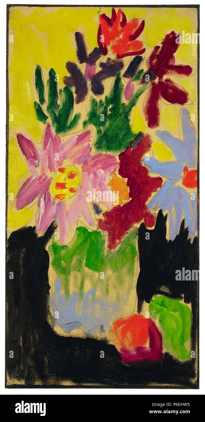 . Bunte Blumen 19154 Alexej von Jawlensky Bunte Blumen 1915 Banque D'Images