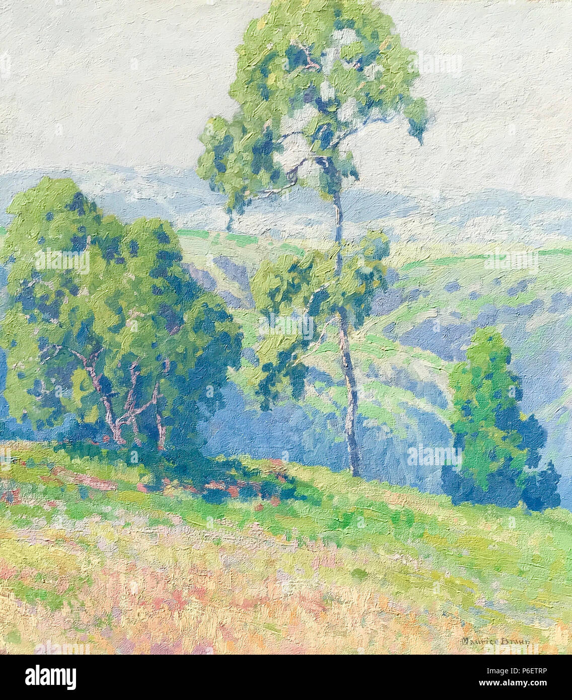 Anglais : "Mission Valley . 1919 64 La Mission Valley, par Maurice Braun Banque D'Images