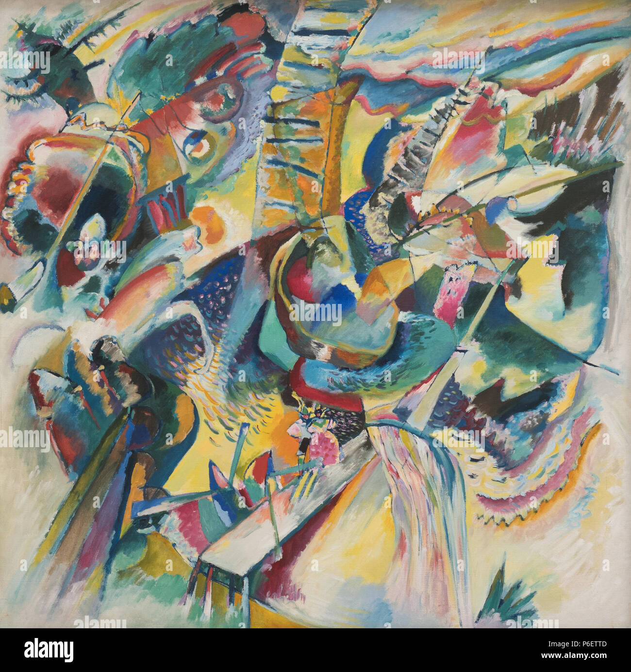 Anglais : Gorge Improvisation Deutsch : Klamm Improvisation . 191458 - Kandinsky Improvisation Sigmund-thun Klamm PA291186 Banque D'Images