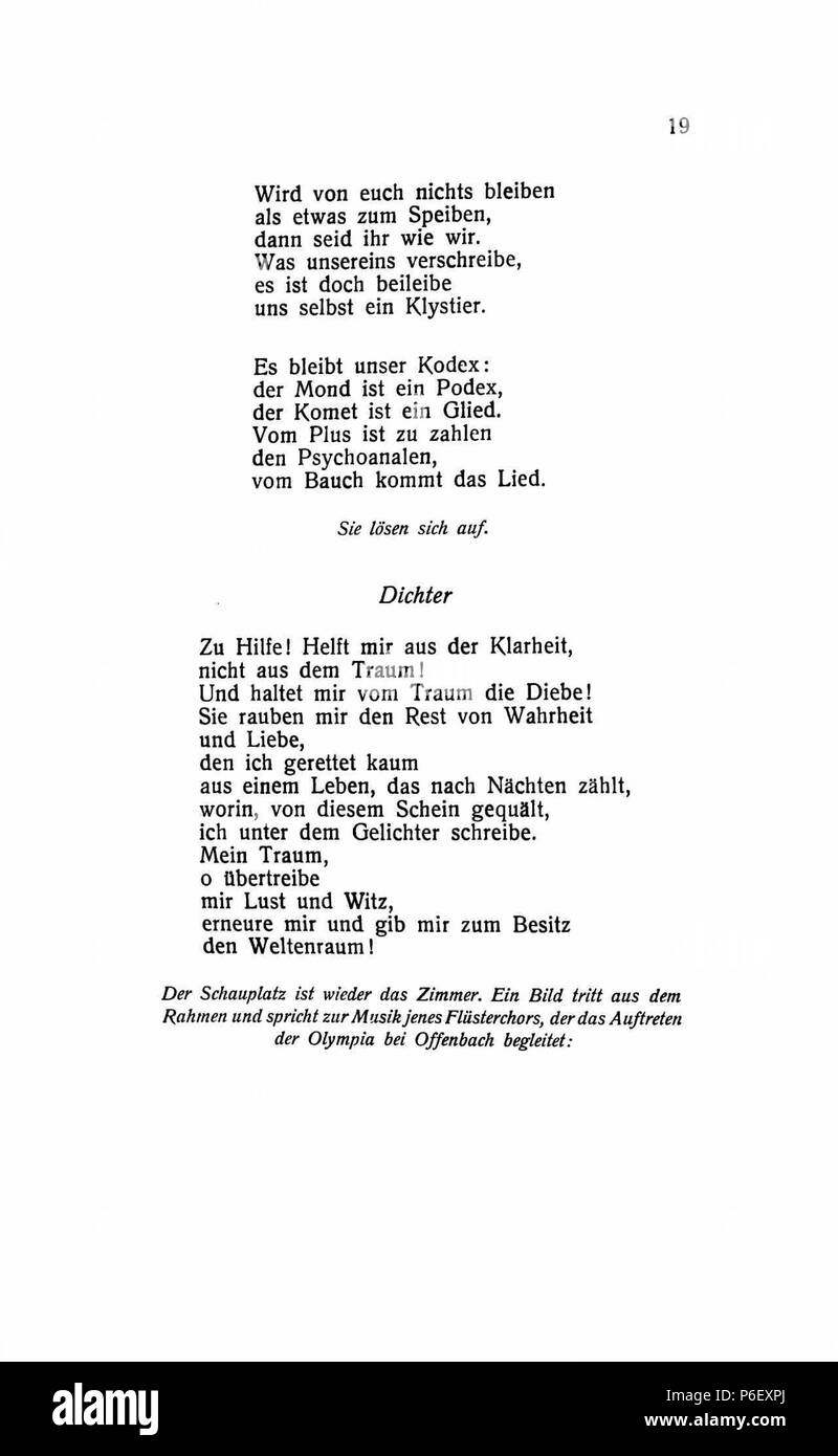 12 De Traumstück Kraus 19 Banque D'Images