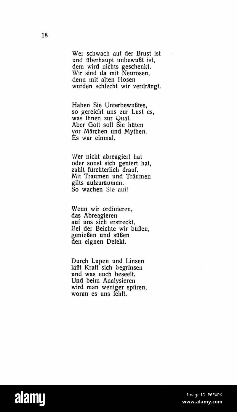 12 De Traumstück Kraus 18 Banque D'Images